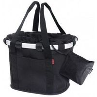 klick-fix bolsa klickfix city basket adaptador no incluido 35x28x26 cm negro 15 l