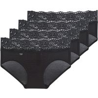 sloggi culote y bragas romance x 4 para mujer