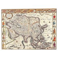 legendarte - cuadro lienzo impresion digital - mapa antiguo no 46 - decoracion pared cm 80x100