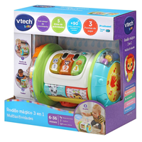 vtech - rodillo magico 3 en 1 multiactividades con 3 botones led de colores luces sonidos 25x15x241cm 80-562622