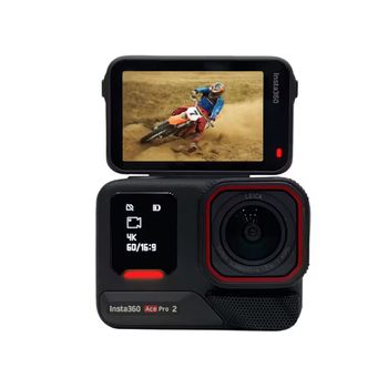Insta360 Ace Pro 2 - Cámara de Acción Sumergible 8K Diseñada en Conexión con Leica, Sensor de 1/1.3'', Chip Dual IA, Audio Superior en Condiciones de Baja Luz