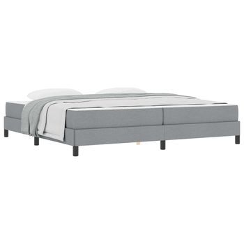 Cama Tapizada 203x200x45 Cm  - Gris
