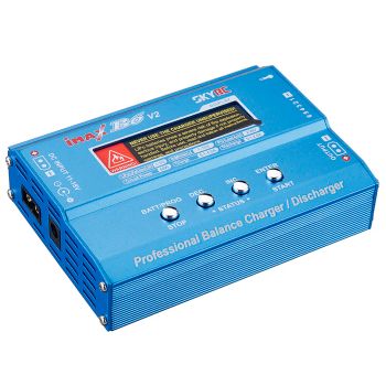 Cargador de equilibrio y descargador de batería SKYRC iMAX B6 V2 60W 6A DC 2,5mm/XT60 con entrada doble y salida XT60 pa