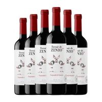 patrocinio vino tinto zinio 200 tempranillo  graciano rioja 75 cl 13 vol pack de 6 unidades