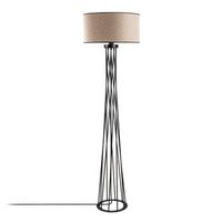 lampara de pie tall-13473 blanco metal 50 cmx175x 50 cm