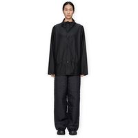 rains abrigo jacket w3 - black para mujer