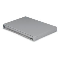 switch ubiquiti usw-pro-max-24-poe 24 puertos gigabit l3 poe pantalla tactil 112gbps