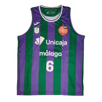 Camiseta Kameron Taylor Unicaja Malaga Copa del Rey 2025 Joma