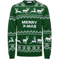 only  sons jersey onsxmas reg 5 allover crew knit 22031171 para hombre