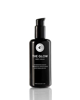 The Glow - Crema Hidratante Corporal - Efecto Brillo - Nutre y Regenera la Piel - Suaviza e Ilumina - Con Aceite de Coco, Jojoba y Karité - COCUNAT