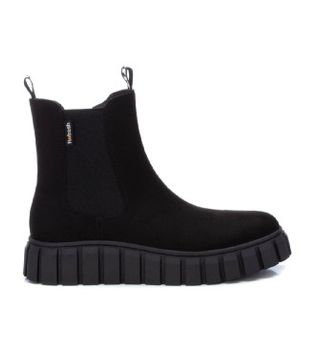 Refresh para mujer. 17024902-NEGRO Botines 170249 negro (37), Plano, 1 a 3cm, Cremallera, Casual