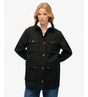 superdry para mujer w5011958a chaqueta wax negro l casual algodon
