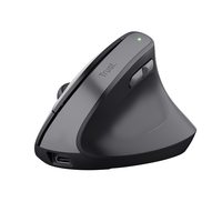mouse trust tm-270 ergonomico inalambrico con angulo vertical para proteger la murreca 25371