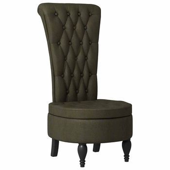 Silla De Estilo Zueco Verde Militar 56,5 X 70 X 110 Cm Vidaxl