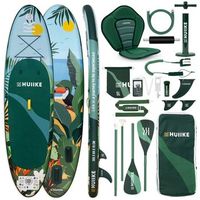 tabla paddle surf hinchable con accesorios huiike  sup con remo doble uso asiento kayak verde 10