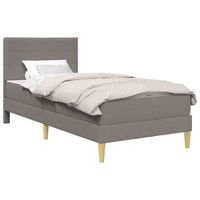 cama individual  cama para adulto  estructura de cama taupe 100 x 200 cm poliester