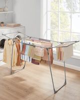 tendedero plegable para ropa de color gris