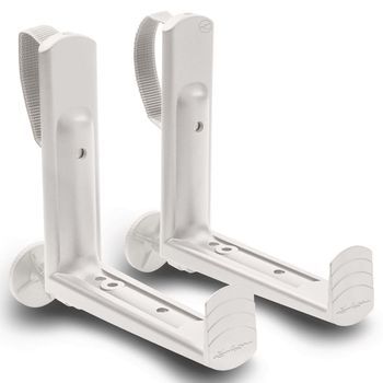 Ganchos De Macetero Para Balcón Blancos Lechuza