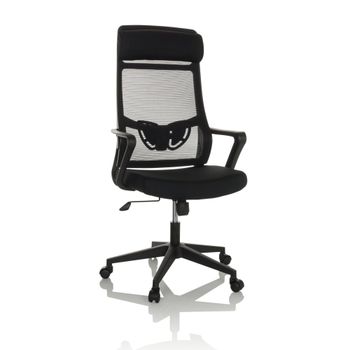 Silla home office tela / tejido de malla negro