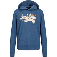 jack  jones jersey 12257309 jjelogo sweat hood 2 col 2324 sn mni ensign blue para nino