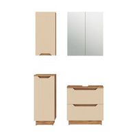 conjunto de muebles de bano lotta 4 partes vicco