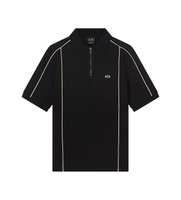 ax armani exchange para hombre xm002375af10366uc001 polo manga corta negro m casual algodon