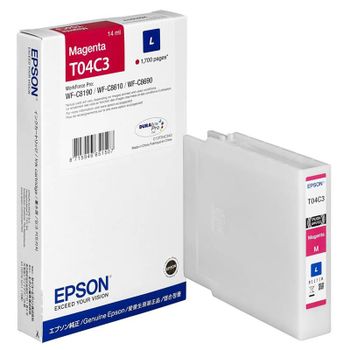 Epson T04C3 (T04C340) Magenta Original Standard Capacity Ink Cartridge