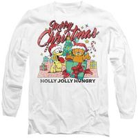 garfield camiseta manga larga merry christmas para mujer