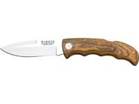 navaja de caza joker con puno de bocote y hoja 9 cm mova 113 gr nb20  tarjeta multiusos de regalo
