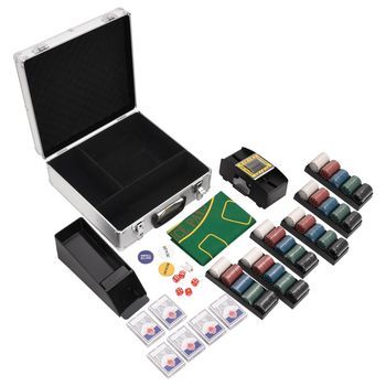 Juego De Fichas De Póker 600 Piezas 4 G Vidaxl