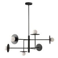 lampara toolight app1668-6cp black