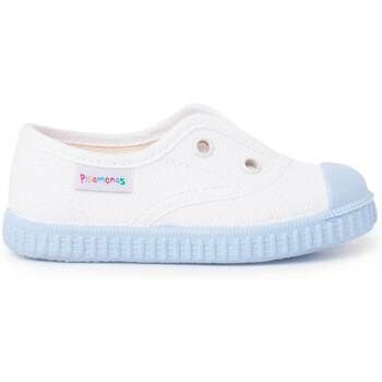 Pisamonas Zapatillas Zapatillas Blancas Sin Cordones Suela Colores para niño