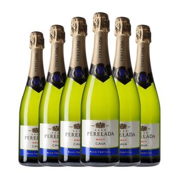 Perelada Blue Festival Brut Cava Reserva 75 Cl 11.5% Vol. (pack De 6 Unidades)
