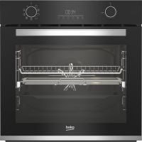 horno electrico beko bbima13302bmpe 72 l inox con limpieza pirolitica y railes telescopicos