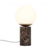 lampara de mesa lilly marron