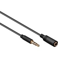 goobay cable extensor jack 35mm machohembra 50cm negro