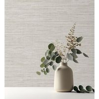 papel pintado fibras vegetales en tonos naturales con textura - nora texture 681951 de gaulan - rollo de 10 m x 052 m