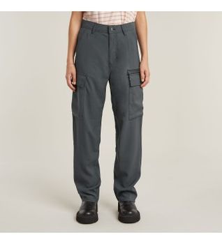 G-Star para mujer. D26153-D522-860 Pantalón Soft Outdoors gris (30/32), Casual, Viscosa