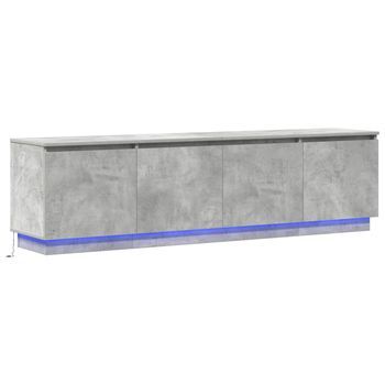 Gabinete De Tv 180 X 38 X 49 Cm Gris Concreto Vidaxl