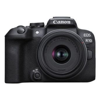 Canon EOS R10 24.2MP + Objetivo RF-S 18-45mm F4.5-6.3 IS STM + Adaptador MT EF-EOS R
