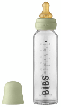 Bibs Biberón Cristal Flujo Lento Sage 225 ml