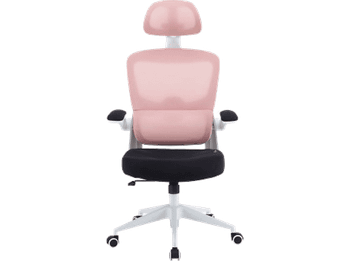 Silla gaming - Woxter Ergo GM26-107, 2D (Reposabrazos Abatibles, se mueven arriba y abajo), Carga máxima 120 kg, Rosa
