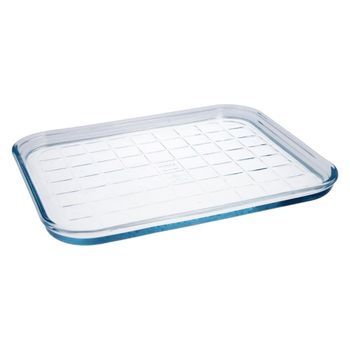 Molde plano multiusos vidrio borosilicato 33x27x2 cm
