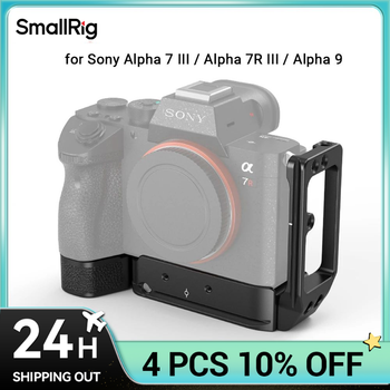 Placa SmallRig A73 L para Sony A7M3 A7R3 soporte en L para Sony A7III / A7RIII / A9 característica con placa estilo Arca de liberación rápida 2122