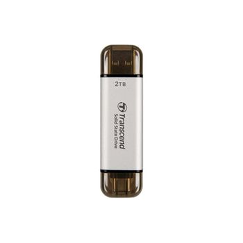 Disco Duro Transcend ESD310 2 TB SSD USB 3.2 Gen 1 1050 MB/s Plata
