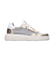 hispanitas para mujer hv243412 zapatillas oceania dorado 37 piel plano cordones casual
