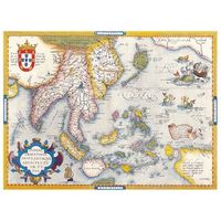 legendarte - cuadro lienzo impresion digital - mapa antiguo no 10 - decoracion pared cm 40x50