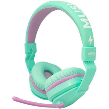 Auriculares Kids Licensing Wow Generation inalámbricos Bluetooth para niñas con micrófono rosa