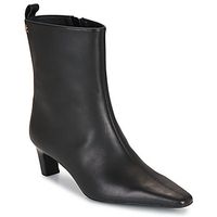 tommy hilfiger botines kitten heel leather ankle boot para mujer