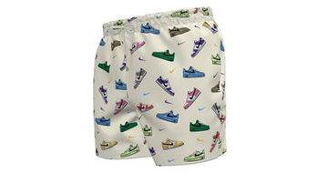 Pantalon corto nike swim breaker beige multicolor  hombre
